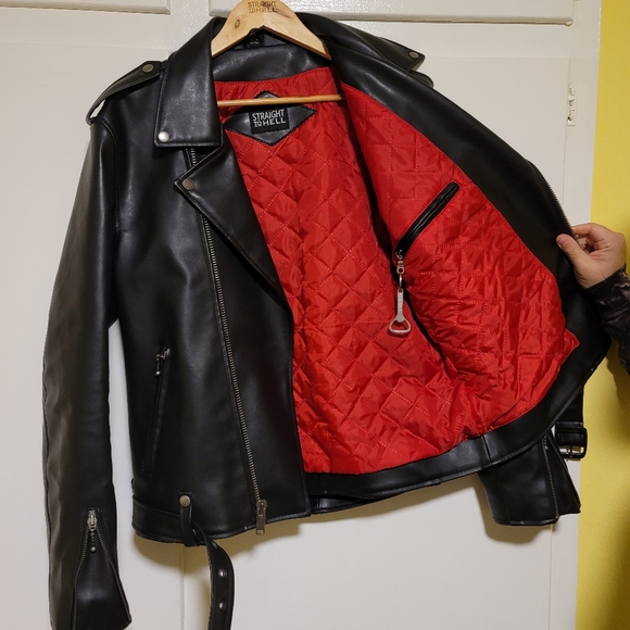 Vegan Leather Commando Jacket Straight from Hell - Picture 4 of 8